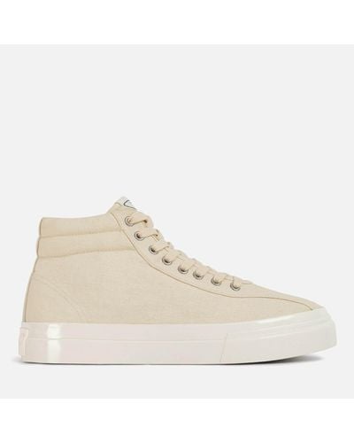 Stepney Workers Club 'S Varden Canvas Hi-Top Trainers - Natural