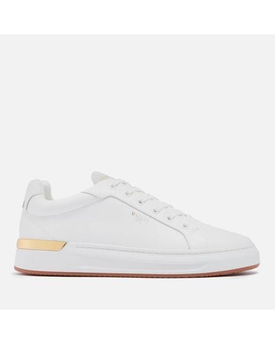Mallet Grftr Leather Sneakers - White
