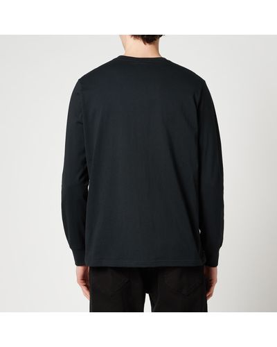 PS by Paul Smith Happy Logo Long Sleeve T-shirt - Black