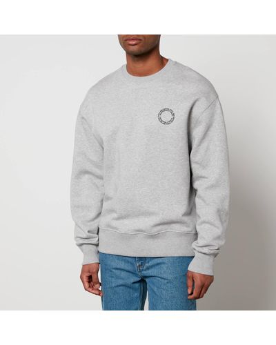 MKI Miyuki-Zoku Circle Cotton-Blend Jersey Sweatshirt - Grey