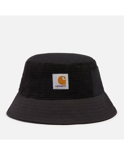Carhartt Medley Canvas And Corduroy Bucket Hat - Black