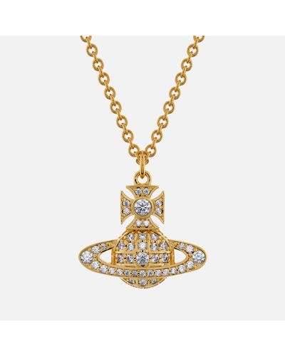 Vivienne Westwood Carmela Bas Relief Gold-tone Necklace - Metallic