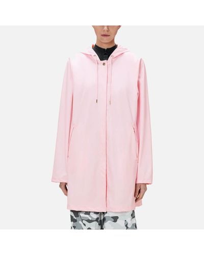 Rains Coated-Shell Jacket - Pink