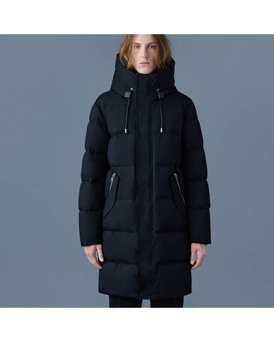 Mackage Antoine Quilted Shell Puffer Coat - Blue