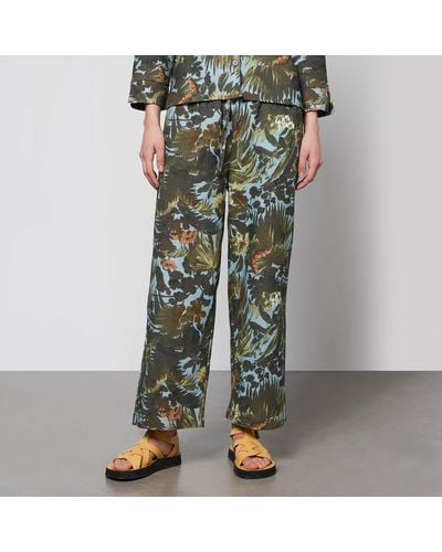 Barbour X House of Hackney Lauriston Cotton-blend Trousers - Green