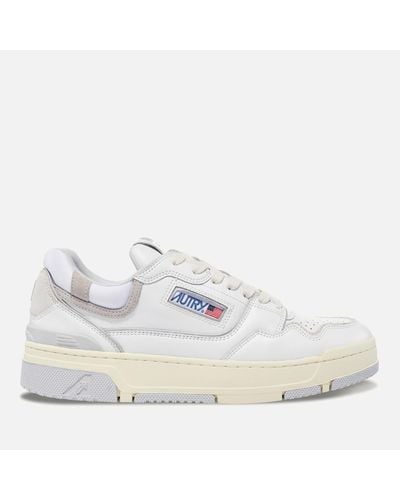 Autry Clc Leather Court Trainers - White