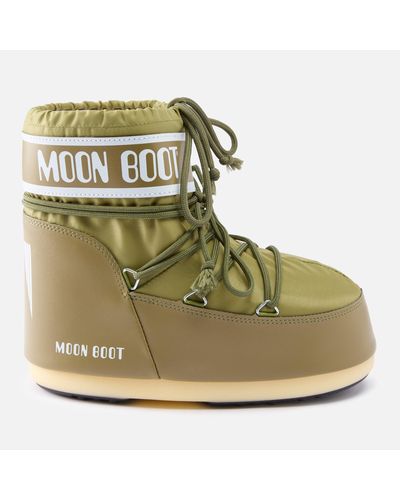Moon Boot Icon Nylon Low Boots - Green