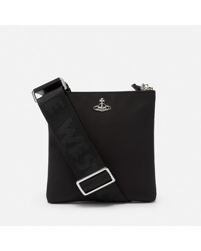 Vivienne Westwood Squire Square Nylon Crossbody Bag - Black