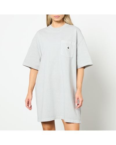 Carhartt Nelson Grand Cotton-Jersey T-Shirt Dress - Grey
