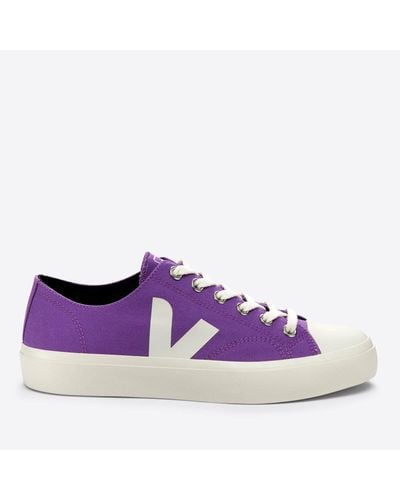 Veja Wata Vegan Low Top Canvas Sneakers - Purple