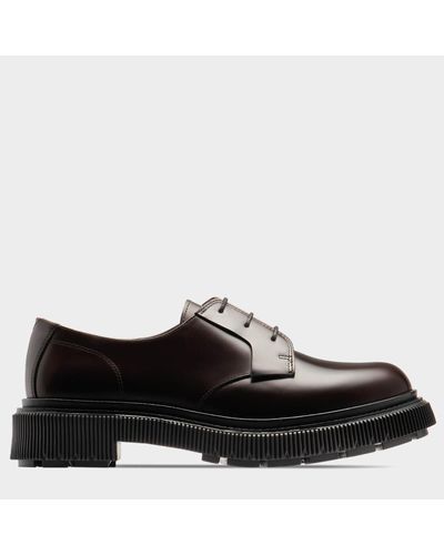 Adieu X Mfpen Type 168 Leather Derby Shoes - Brown