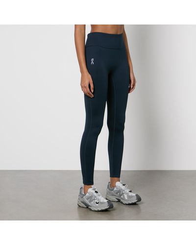 On Shoes Core Stretch-Jersey Tights - Blue