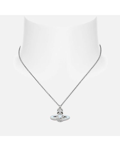 Vivienne Westwood Darlene Silver-tone And Crystal Necklace - Metallic