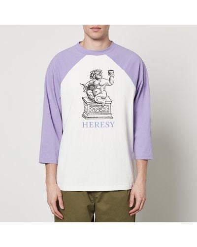 Heresy Bacchus Cotton-Jersey T-Shirt - Purple