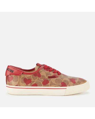 COACH Citysole Skate Sneakers - Red