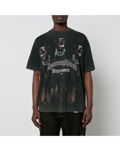 Represent Thoroughbred Cotton-Jersey T-Shirt - Black