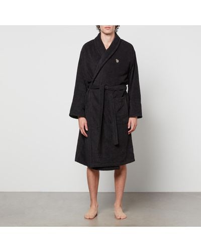 PS by Paul Smith Cotton Dressing Gown - Black