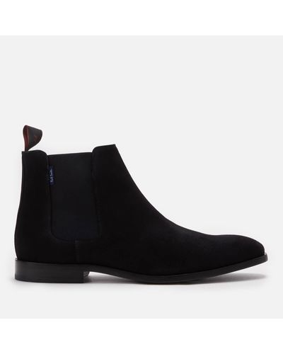 PS by Paul Smith Gerald Suede Chelsea Boots - Black