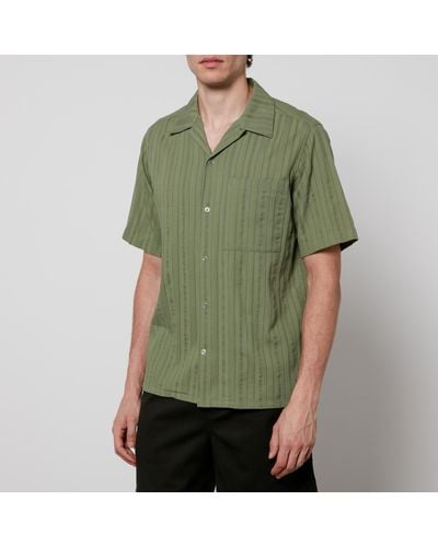 NN07 Julio Cotton Shirt - Green