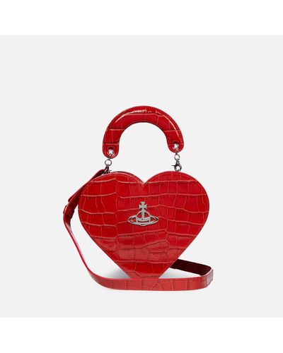 Vivienne Westwood Josephine Heart Cross Body Bag - Red