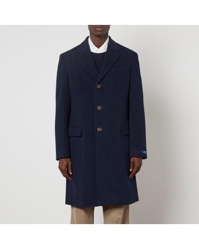 Polo Ralph Lauren Modern Paddock Felt Coat - Blue