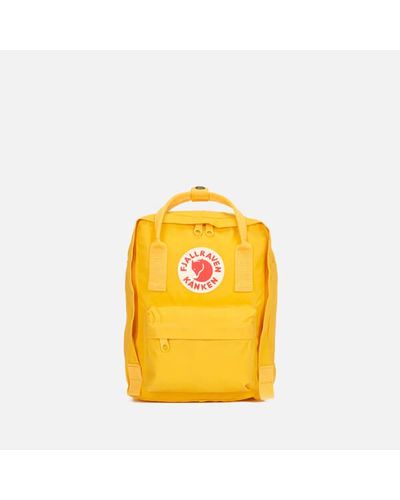 kanken yellow backpack
