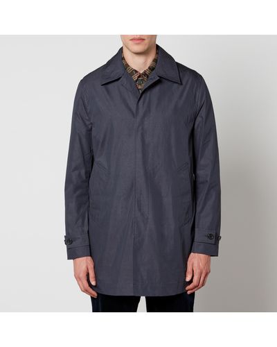 PS by Paul Smith Cotton-Shell Coat - Blue