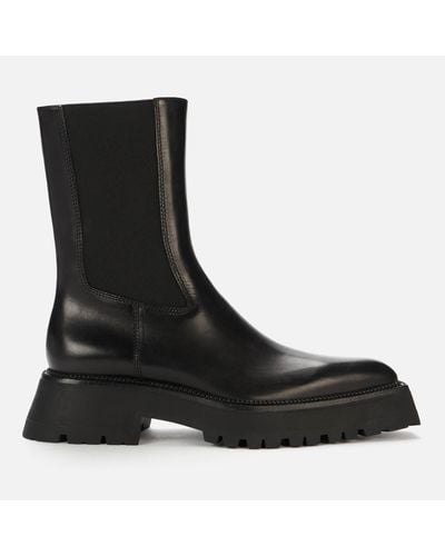 Alexander Wang Presley Leather Chelsea Boots - Black