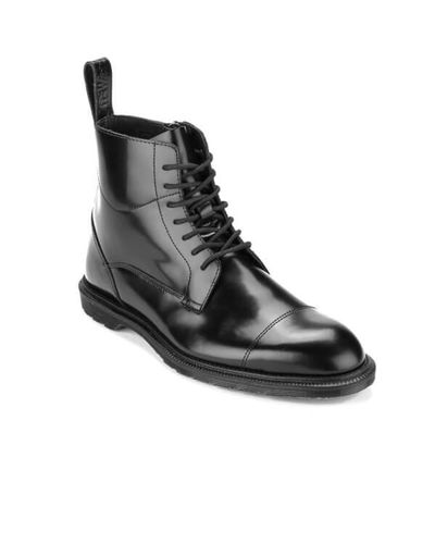 Dr. Martens Leather Men's Winchester Polished Smooth 7eye Zip Boots in  Black for Men | Lyst Australia
