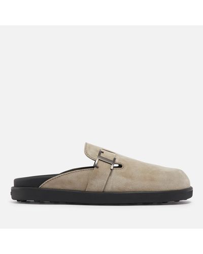 Tod's Suede Mules - Brown