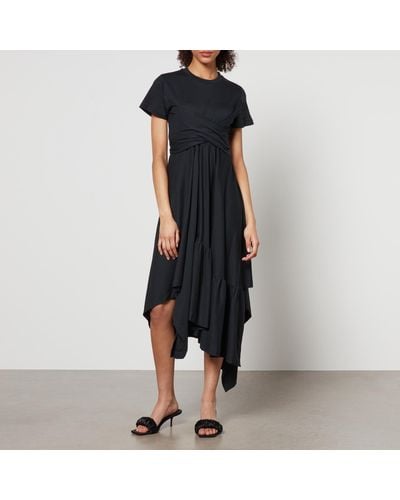 Marques'Almeida Cotton-Jersey T-Shirt Dress - Black