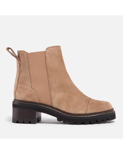 See By Chloé Mallory Suede Chelsea Boots - Brown