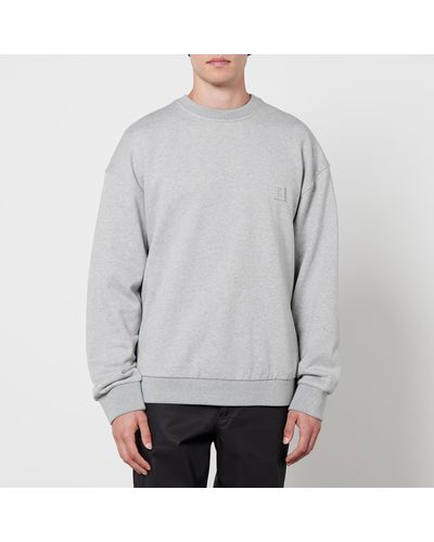 WOOYOUNGMI Seoul Logo Cotton-Jersey Sweatshirt - Gray