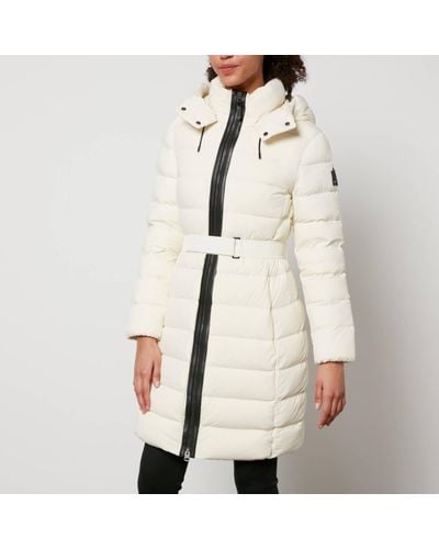 Mackage Ashley Quilted Nylon-Blend Down Coat - White