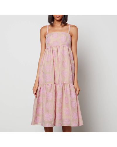 Baum und Pferdgarten Aviana Midi Dress - Pink