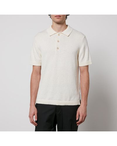 NN07 Randy Cotton-Blend Polo Shirt - White