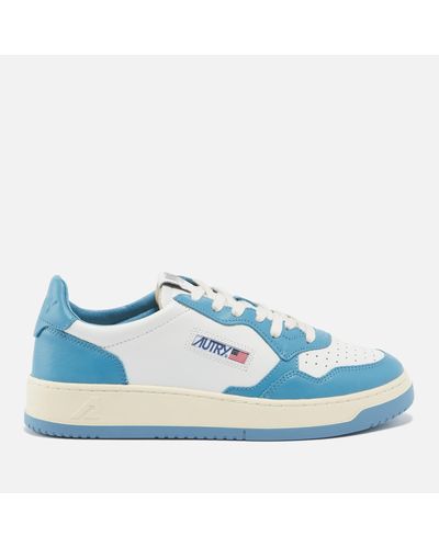 Autry Medalist Leather Court Trainers - Blue