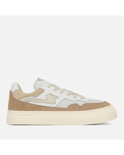 Stepney Workers Club Pearl S Nubuck Trainers - Natural