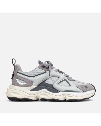 Axel Arigato Satellite Runner Suede And Mesh Trainers - White