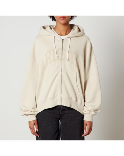 Axel Arigato Link Cotton-Jersey Hoodie - Natural