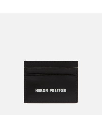 Heron Preston Tape Leather Cardholder - Red