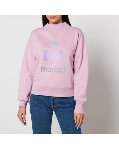 Isabel Marant Moby Cotton-Blend Sweatshirt - Purple