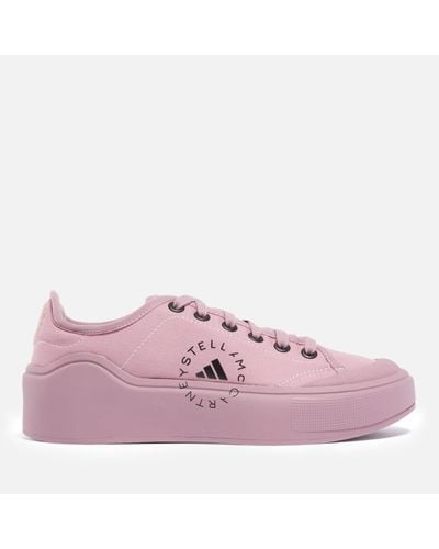 adidas By Stella McCartney Asmc Canvas Court Trainers - Pink