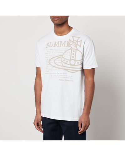 Vivienne Westwood Summer Classic Cotton-Jersey T-Shirt - White