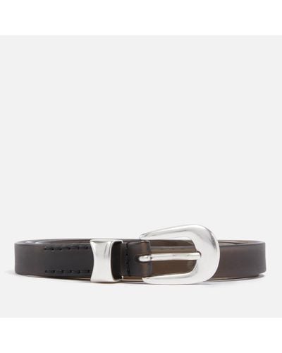 Our Legacy Faux Leather Belt - Brown