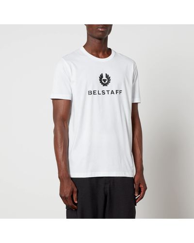 Belstaff Signature Cotton-Jersey T-Shirt - White