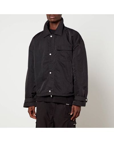 Represent Crinkled-Nylon Jacket - Black