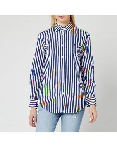 polo ralph lauren paint splatter shirt