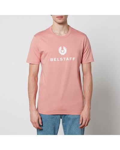 Belstaff Signature Cotton T-Shirt - Pink