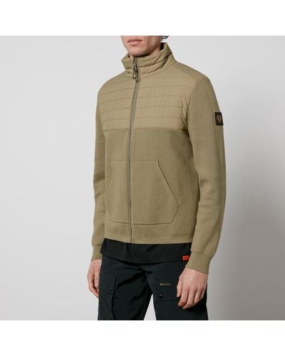Belstaff Quad Cotton And Shell Jacket - Green